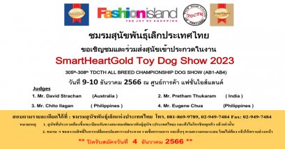 SmartHeart Gold Toy Dog Show 2023